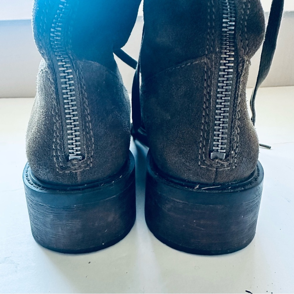 Sam Edelman Brian Suede Combat Boots- 9 - Picture 11 of 14